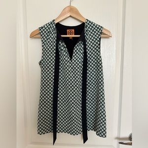 Tory Burch Silk Sleeveless Top